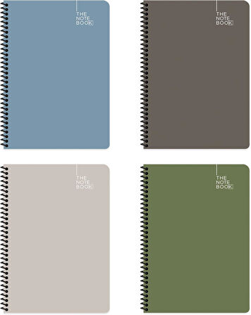 Color 17x24 96 Yaprak Kareli Sert Kapak The Notebook MN Defter