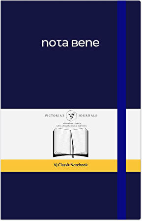 Journals Nota Bene Classic Esnek Kapak Defter 13x21 cm (Lacivert)