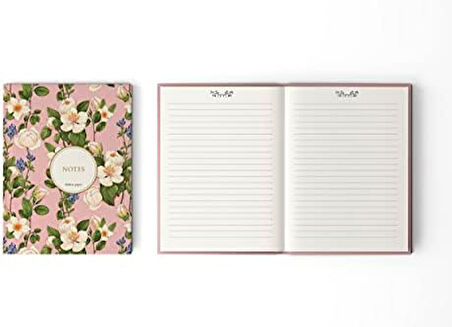 Ciltli Çizgili Notebook, Defter, Not Defteri, Sert Kapak, A5 Boyut - No:9