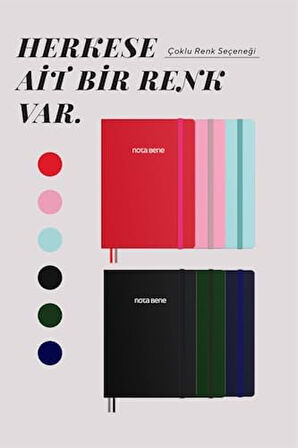 Bene Premium Sert Kapak Defter, 14.8x21 cm, Çizgili