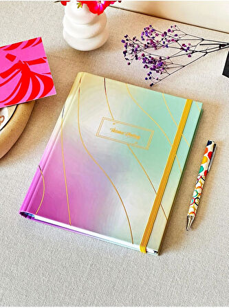 Spiralli Defter Sert Kapak 192 Sayfa 96 Yaprak 17x24 cm 90gr. Çizgili
