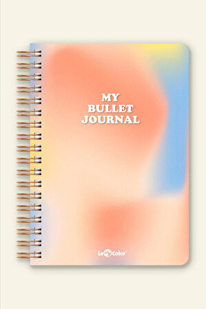 Color Noktalı Bullet Journal Pro Defter Aura A5