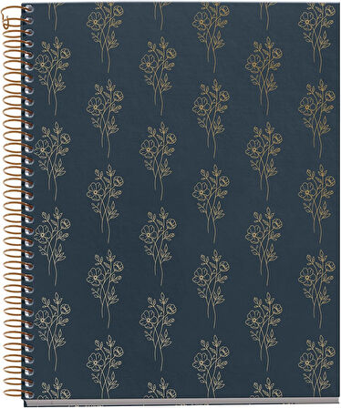 Defter Mr A5 100 Sayfa Çizgili Spiralli Garden