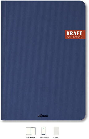 Color Kraft Ofis Defter Çizgili Lacivert