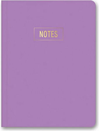 Color Notes Mini Defter Çizgili Mor 14x20 cm