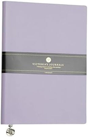 Classic Esnek Kapak Çizgili Defter, 14.8x21 cm -Lila
