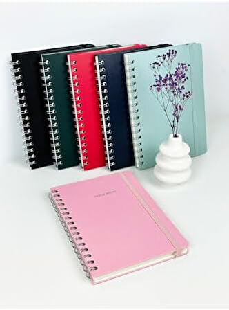 Bene Spiralli Premium Sert Kapak Defter, 21x29,7 cm, Çizgili