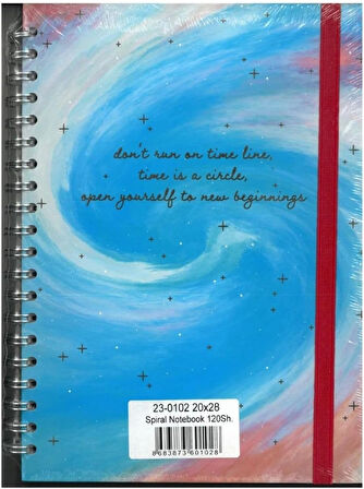 Notes 20x28cm Spiralli Sert Kapak 90gr. 40yp. Düz 40 Yp. Noktalı 40yp.ç