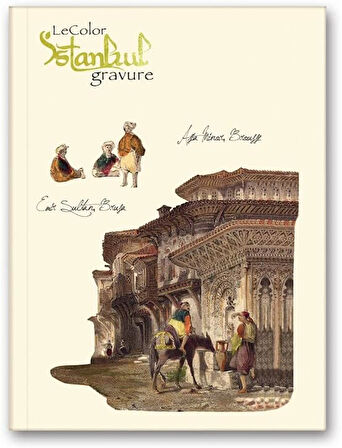 Color İstanbul Gravür Mini Journal Çizgili Külliye
