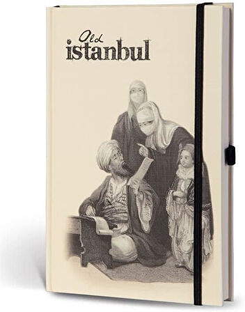 Color Eski İstanbul journal Çizgili Lastikli Arzuhalci