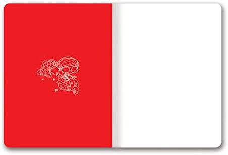 COLOR Sevgili Defter Seti 2 li Kalp