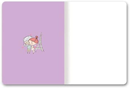 COLOR Sevgili Defter Seti 2 li Kalp