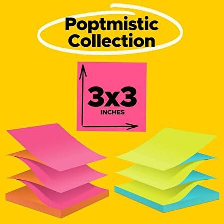 Refill, 4 dönüşümlü olarak Cape renkler, 3 x 3, 100/Pad, 12 PADS/PACK, 12 Pad olarak satılır