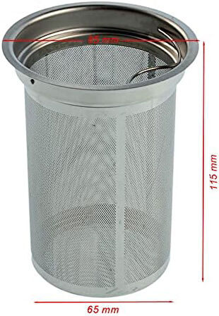 Çay Makinesi Metal Demlik Süzgeci 6.5 x 11.5 cm