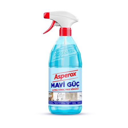 ASPEROX Sarı Güç + Mavi Güç Sprey 2 x 1 L + Pembe Güç Leke Çıkarıcı 650 ml 