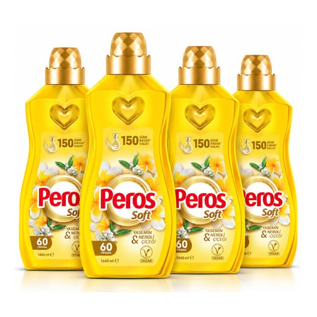 Peros Soft 1440 ml Yasemin & Neroli Çiçeği x 4 Adet