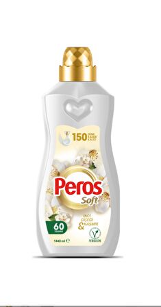 Peros Soft İnci Çiçeği - Kaşmir Konsantre 60 Yıkama Yumuşatıcı 1.44 lt