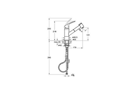 Artema Harmony XL Pull Out Mutfak Eviye Bataryası A42147