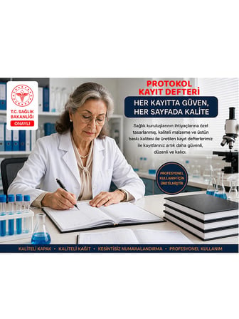 NOTYAZ PROTKOL KAYIT DEFTERİ 400 YAPRAK SERT KAPAKLI (NUMARALI)