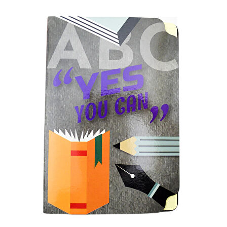 Not Yaz 20x13 64 Yaprak Kampüs Bloknot Yes You Can Çizgili (KB-9091)
