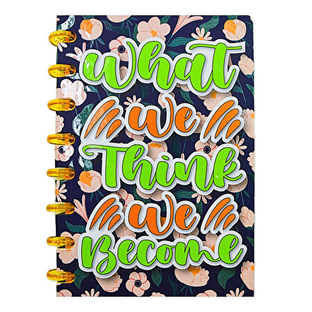 NotYaz A5 100 Yaprak Planlayıcı Ve Tarihsiz Ajanda Post-It Destekli-What We Think