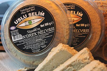 Uslu Selim Sade Kutu Kürek Helva 500 gr