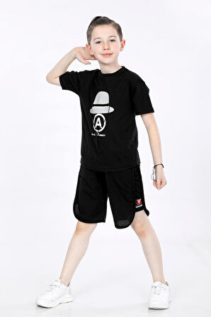 Mornio Erkek Çocuk T-shirt ve Şort 2 li Takım VF24KMR5103132