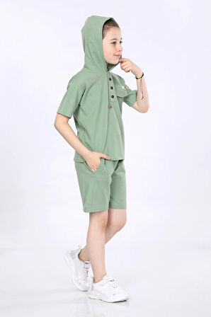 Mornio Erkek Çocuk T-shirt ve Şort 2 li Takım VF24KMR5103940