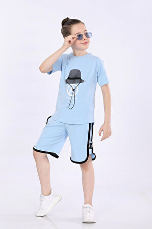 Mornio Erkek Çocuk T-shirt ve Şort 2 li Takım VF24KMR5100708