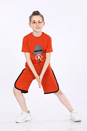 Mornio Erkek Çocuk T-shirt ve Şort 2 li Takım VF24KMR5100708