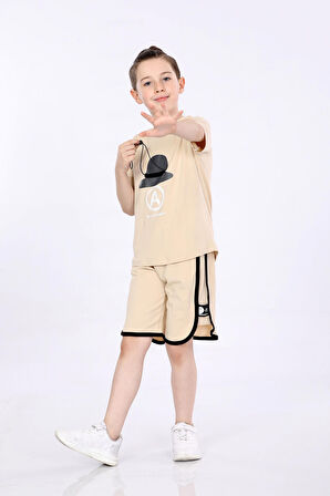 Mornio Erkek Çocuk T-shirt ve Şort 2 li Takım VF24KMR5100708