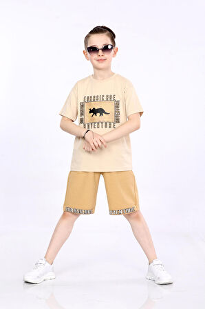 Mornio Erkek Çocuk T-shirt ve Şort 2 li Takım VF24KMR5100304