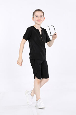 Mornio Sofia Erkek Çocuk T-shirt ve Şort İkili Yazlık Takım MRN5104755