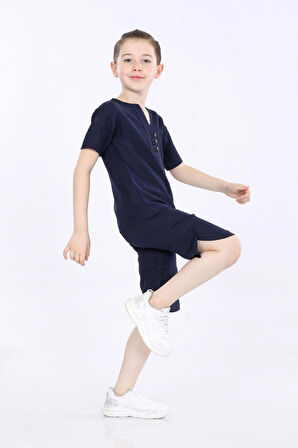 Mornio Sofia Erkek Çocuk T-shirt ve Şort İkili Yazlık Takım MRN5104755