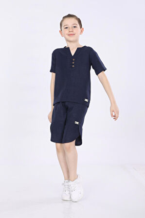 Mornio Sofia Erkek Çocuk T-shirt ve Şort İkili Yazlık Takım MRN5104755