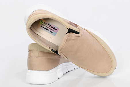 Free Marka Erkek Rahat Taban Denim Kumaş Günlük Ayakkabı FRM1860VF