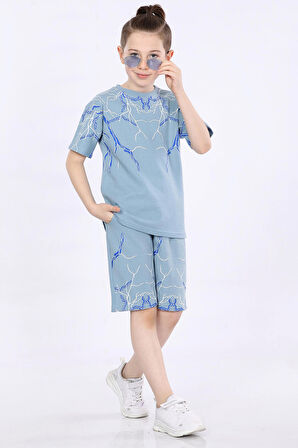 Mornio Erkek Çocuk T-shirt ve Şort 2 li Takım VF24KMR51043