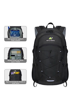 Outdoor Kamp ve Yürüyüş Sırt Çantası (35 Litre Kapasiteli) Lacivert 9242