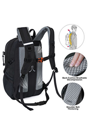 Outdoor Kamp ve Yürüyüş Sırt Çantası (25 Litre Kapasiteli) Yeşil 9243