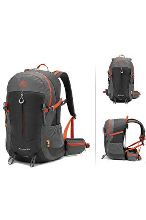 Outdoor Kamp ve Yürüyüş Sırt Çantası (36 Litre Kapasiteli) Gri 9860