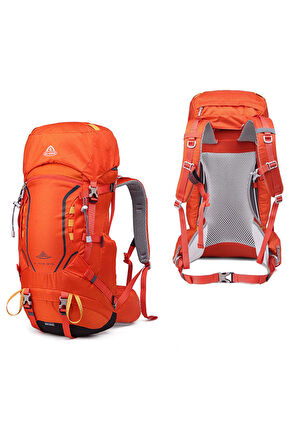 Outdoor Kamp ve Yürüyüş Sırt Çantası (35+5 Litre Kapasiteli) Turuncu 8109