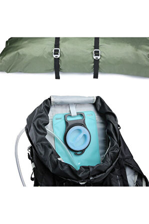 Profesyonel Outdoor Dağcılık, Kamp ve Yürüyüş Sırt Çantası (65+5  Litre) Yeşil 8921