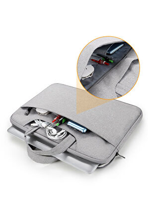 15,6 inç Laptop  ve Evrak Çantası Antrasit ST-01