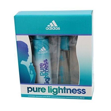 Adidas Pure Lightness EDP Ferah Kadın Parfüm 50 ml & Deodorant 150 ml