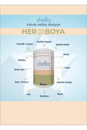 Stella Su Bazlı Saf Akrilik Boya 0,5 Lt -
