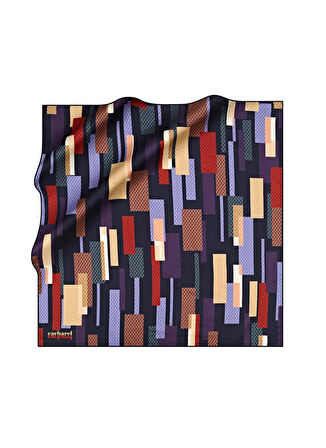 Cacharel Mor Kadın Geometrik Eşarp 7702314922