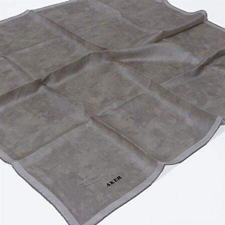 Aker Bej Bulut Desen Tivil İpek Eşarp 7208713-931