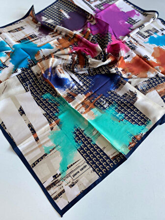 Pierre Cardin Polyester Eşarp 51828 Yeşil Karışık Desen