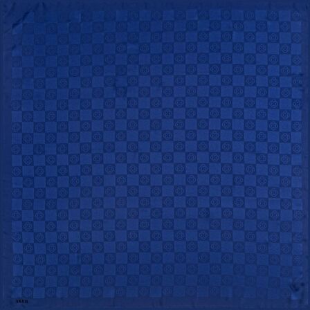 Aker Dama Monogram Eşarp- Saks Mavi - 1070600-922