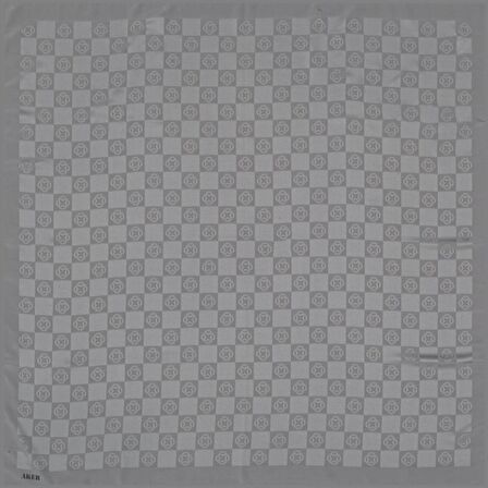 Aker Dama Monogram Eşarp- Gri - 1070600-973